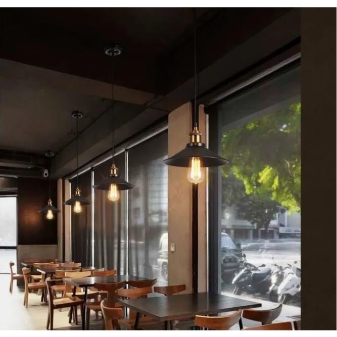 Chao đèn thả trần trang trí hình nón lá (chưa gồm bóng)