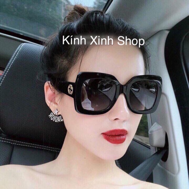 Kính râm GUC mắt vuông bản to OVERSIZSE - GUCVR1