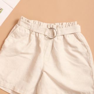 Quần short linen Asos kèm belt