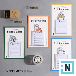 [Giá Sỉ Từ 3 Set] Set 30 Tờ Giấy Ghi Chú N222 Sticky Memo Tiện Lợi Xinh Xắn