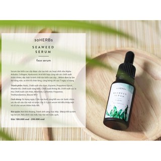 💥giá sốc💥 túi đựng serum soherbs!