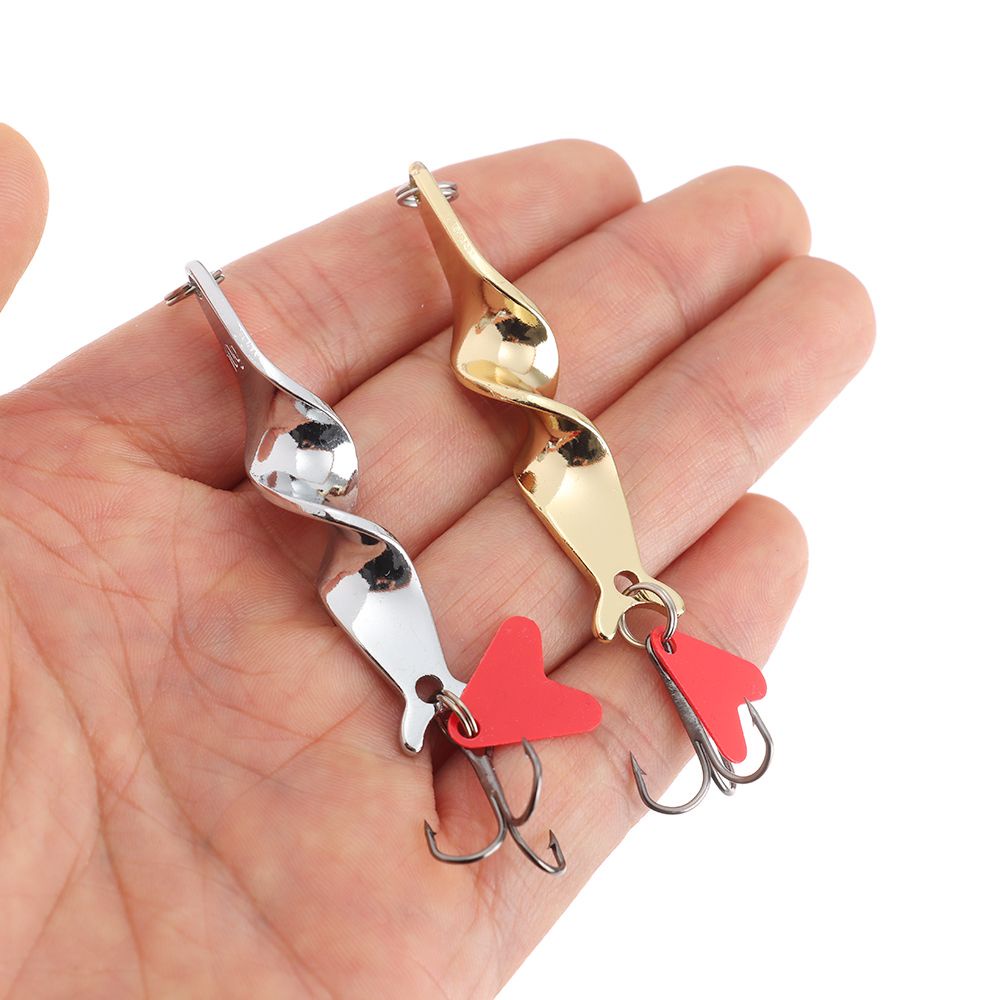 Muỗng Câu Cá 10g 14g 21g 28g Chất Lượng Cao|Mồi Câu Cá Giả Bằng Kim Loại Cứng Có Móc Xoay Nhiều Màu Sắc