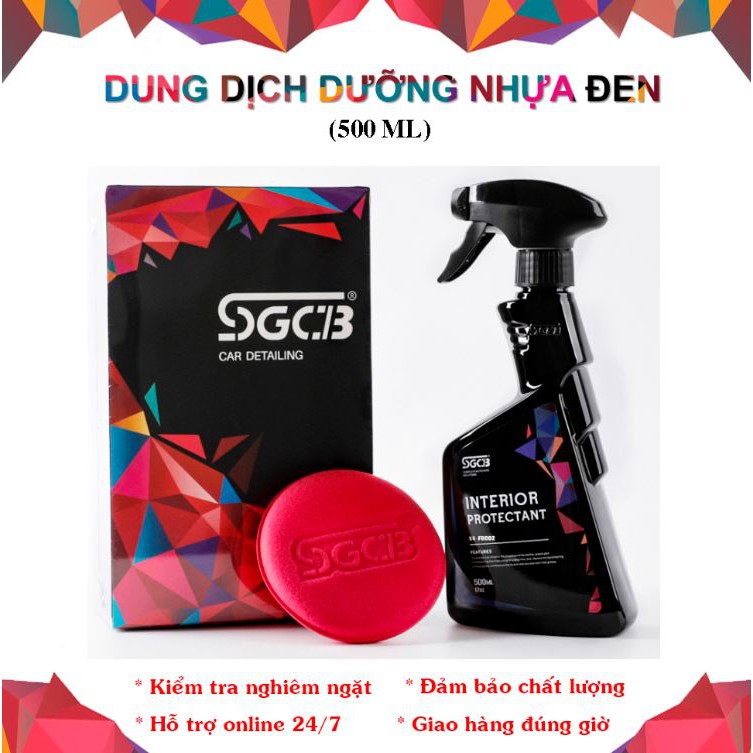 Dung Dịch Dưỡng Nhựa Đen Xe Ô tô và Mô Tô SGCB 500ml SGFD002