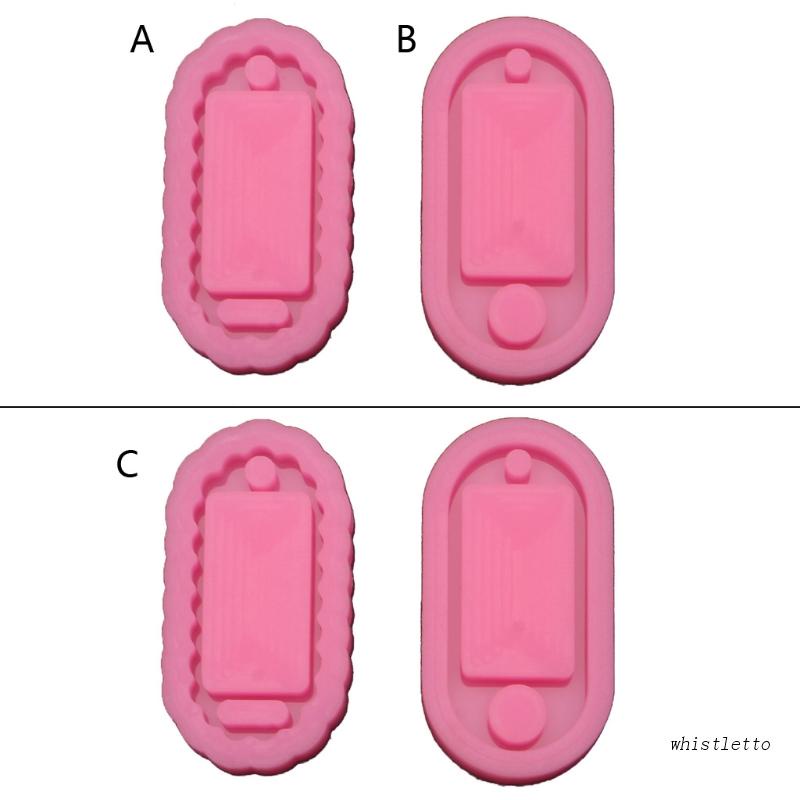 Khuôn Silicone Làm Thẻ ID / Móc Khóa Bằng Resin Epoxy DIY