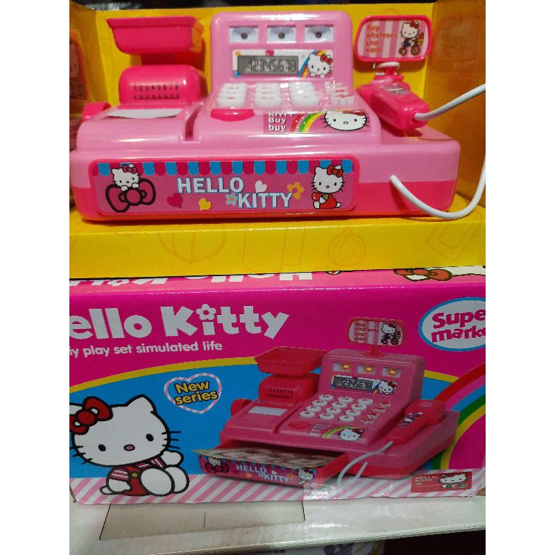 Máy tính tiền siêu thị mini Hello Kitty (Cash Register)