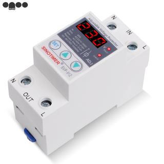 220V Adjustable Automatic Reconnect Device Over Under Voltage Relay Protector Switch