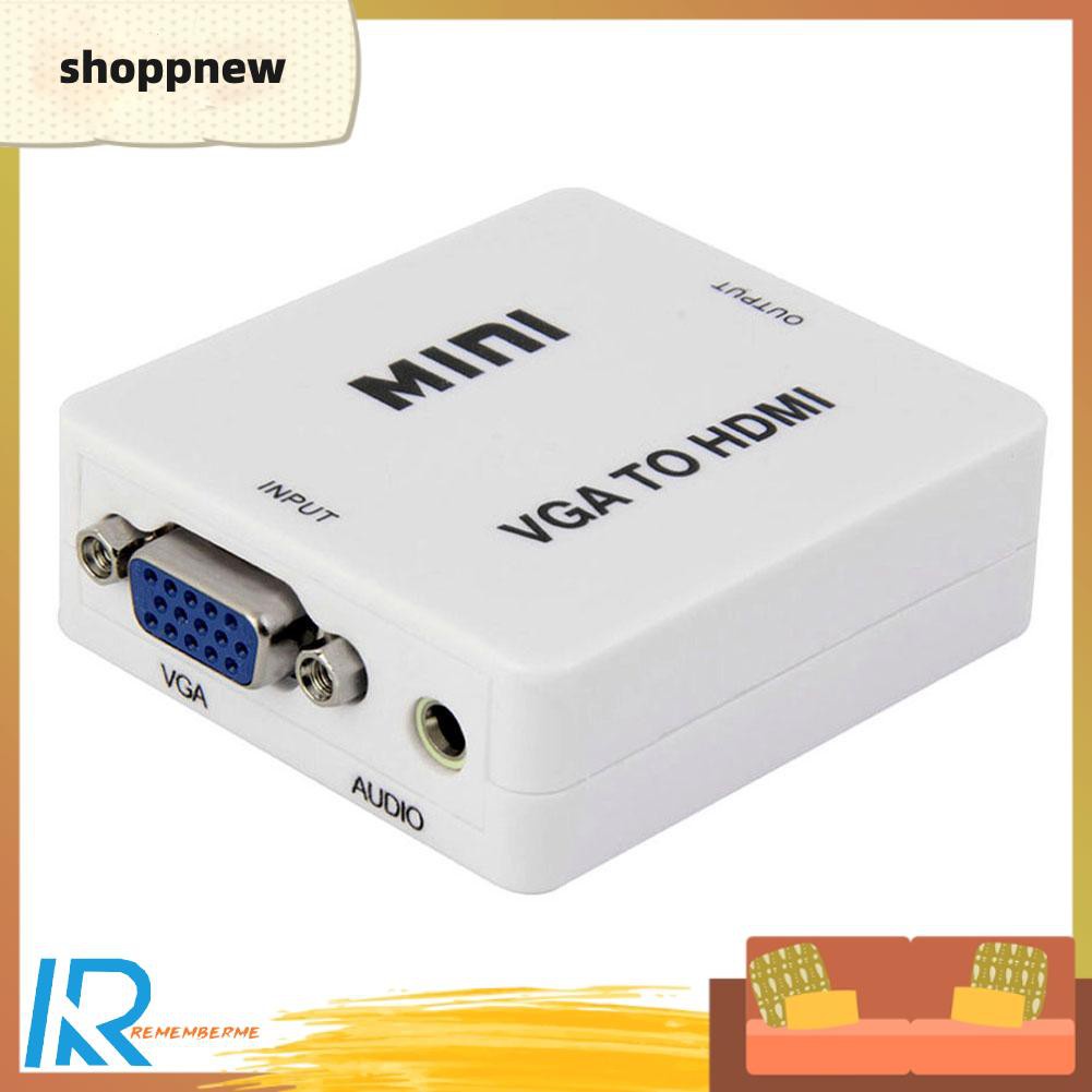 Bộ Chuyển Đổi Mini Hd 1080p Audio Vga Sang Hdmi Hd Hdtv Video