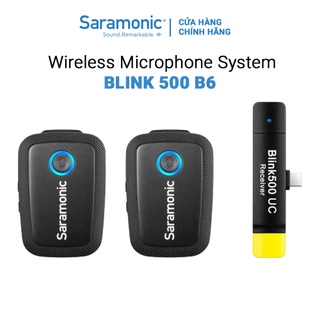 Mua Micro Thu Âm Không Dây Saramonic Blink 500 B6 -  Dành Cho Thiết Bị / Điện thoại Android - Bảo Hành Chính Hãng 24 Tháng