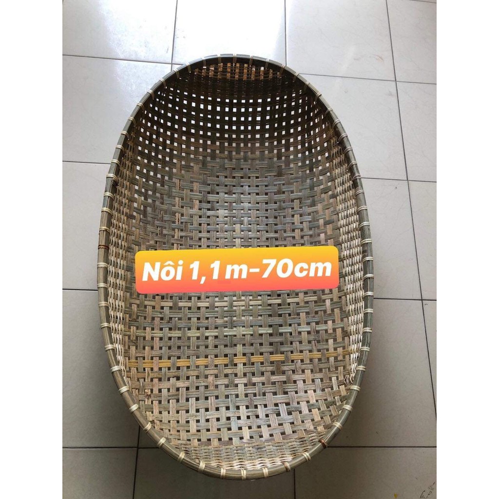 HÀ NỘI !NÔI TRE ĐẶT NẰM VÕNG SIZE TO, SIZE  ĐẠI 110CM X70 CHO BÉ SINH ĐÔI HOẶC BÉ LỚN.