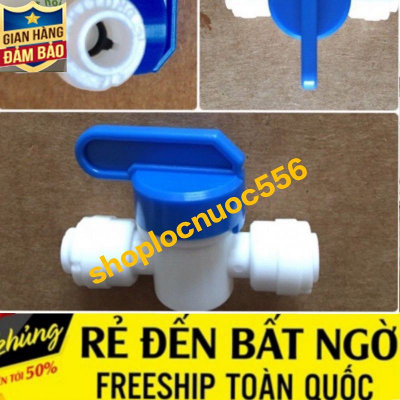 Van xả tay máy lọc nước RO dây 6mm
