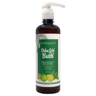 Dầu Gội Bưởi - Phục Hồi Tóc Hư Tổn, Nuôi Dưỡng Tóc Mềm Mượt Tự Nhiên Milaganics (500ml / Chai)