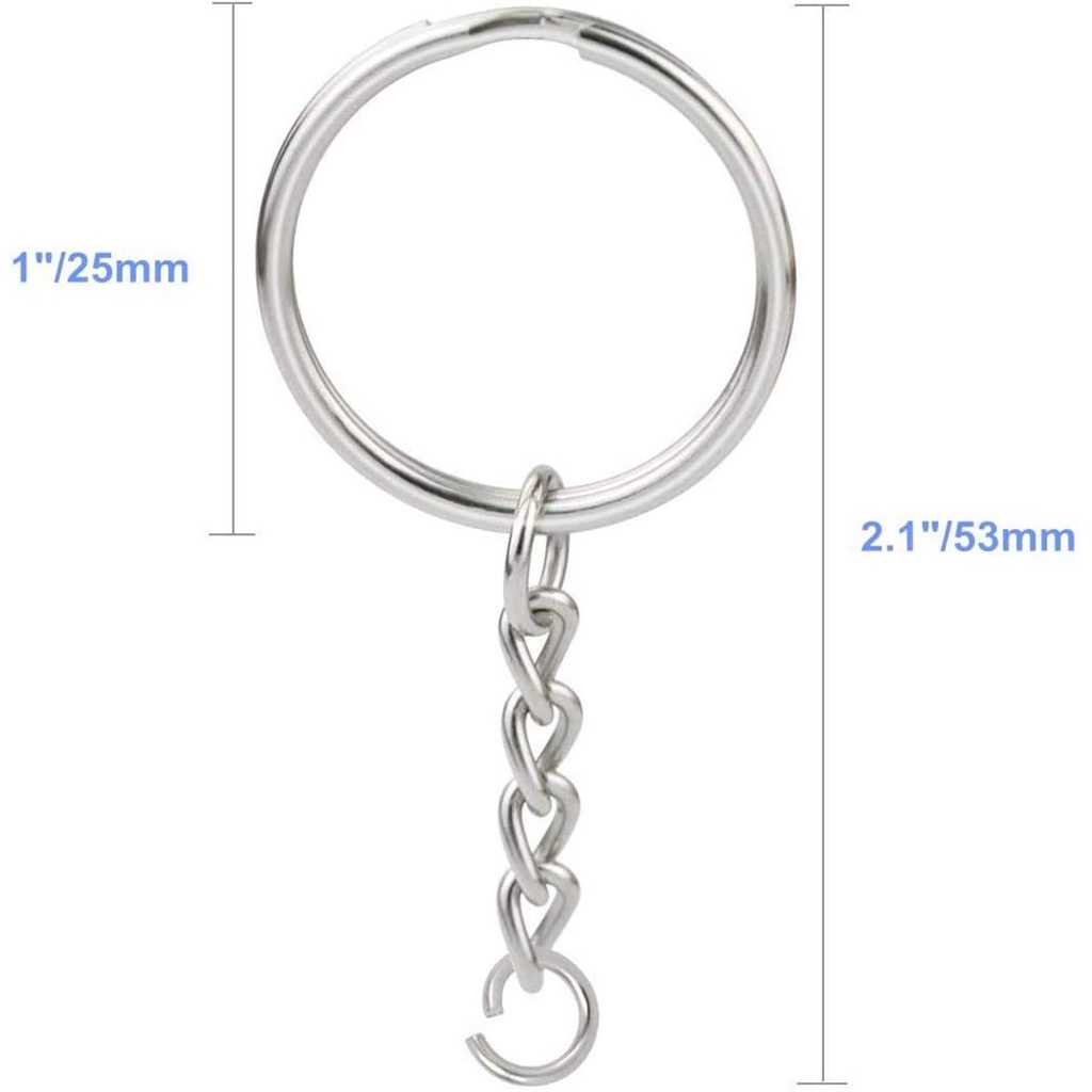 Móc Chìa Khóa Bằng Kim Loại Diy Dành Cho Nam Nữ Giá Đỡ