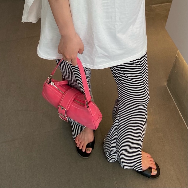 Túi Đeo Vai Màu Đỏ Hồng Trơn Thời Trang