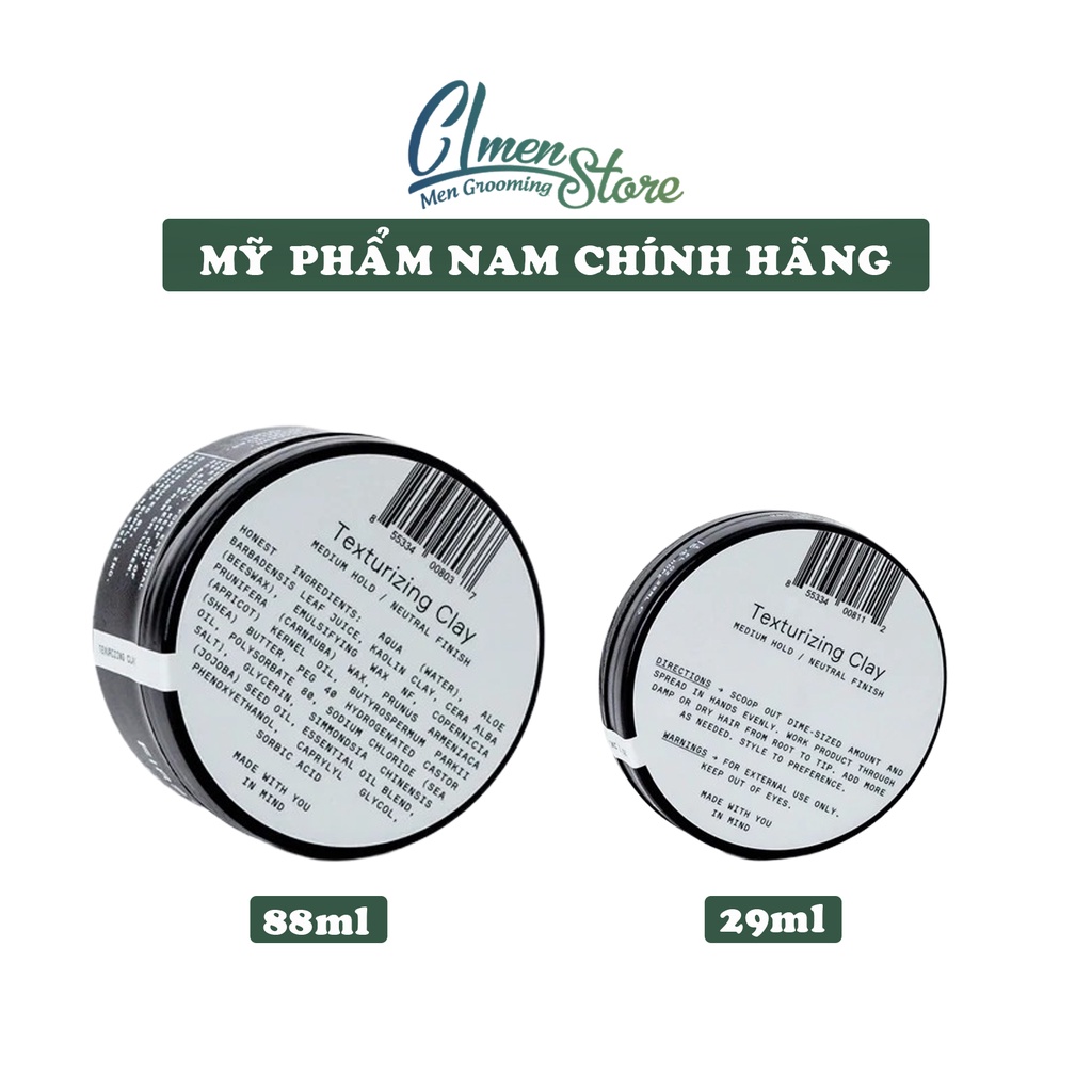 Sáp vuốt tóc Firsthand Supply Texturizing Clay 29ml 89ml