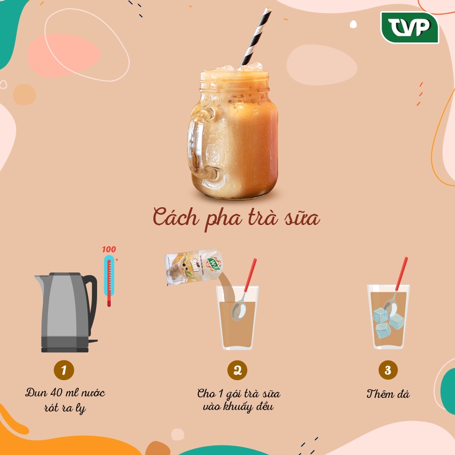 Trà sữa truyền thống Wil trà sữa hòa tan 3 in 1 hộp 170g