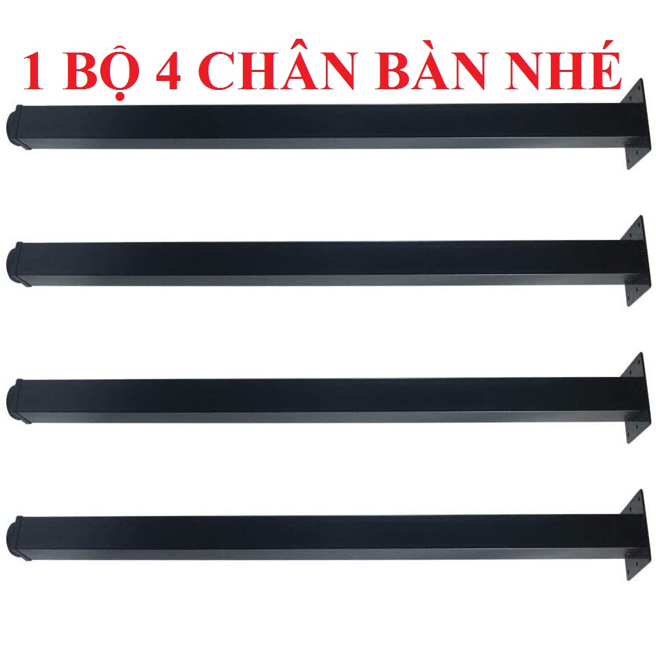 Chân bàn sắt cao 72cm, kiểu chân trụ thẳng vuông 40x40 tặng kèm 16con ốc nhé !!!