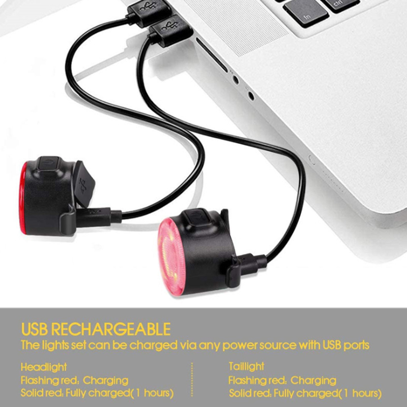 Đèn Pin Gắn Xe Đạp Cổng Usb Kháng Nước Ipx4