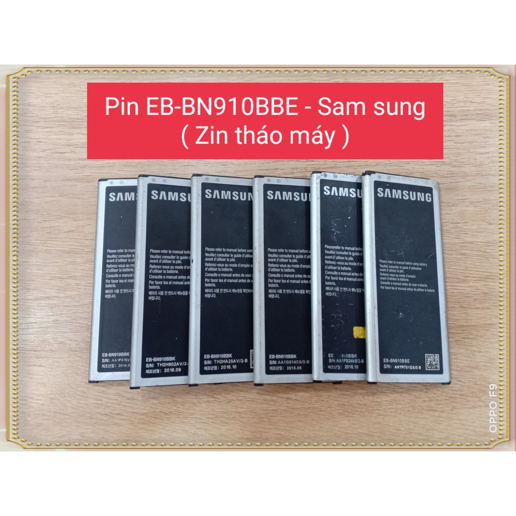 Pin Note 4 - EB-BN910BBE - Sam sung - (Zin tháo máy)