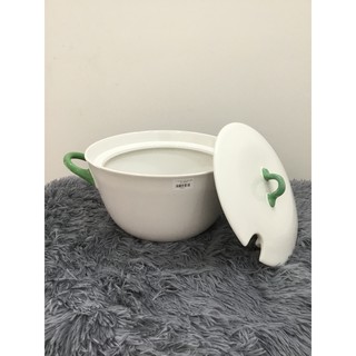 Thố Trắng 26 cm - Gốm Sứ Cường Phát