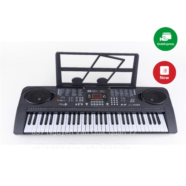 [Cao cấp] Hộp đồ chơi đàn piano pin xịn xò kèm MIC cho bé  MQ6160