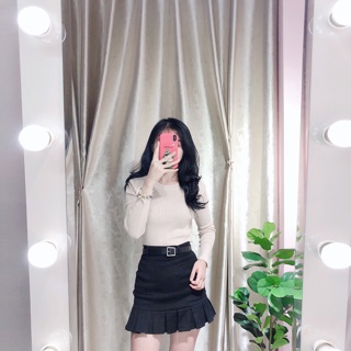 Ảnh Thật - Cv kaki đuôi cá kèm đai da