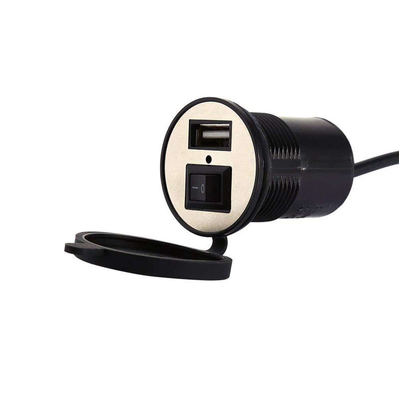 Ổ sạc điện thoại cổng USB 12-24V đa năng cho xe máy