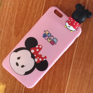 iPhone 6 plus / 6s plus Ốp lưng dẻo hồng thú leo