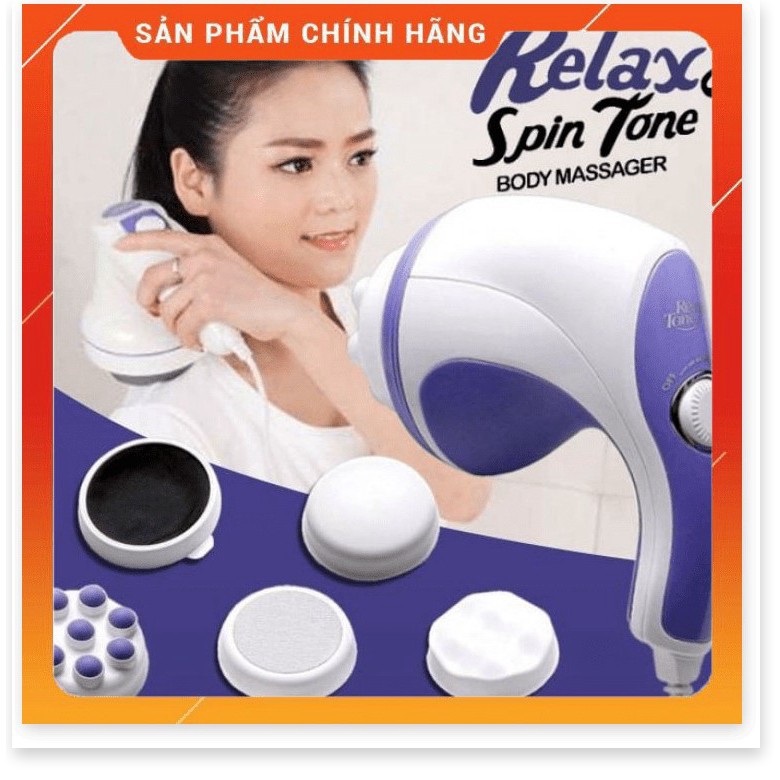 [HÀNG LOẠI 1] Máy Massage Cầm Tay Relax & Spin Tone 5 Đầu A781