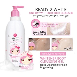 Sữa tắm trắng da Cathy Doll Ready 2 White Thái Lan (450ml)