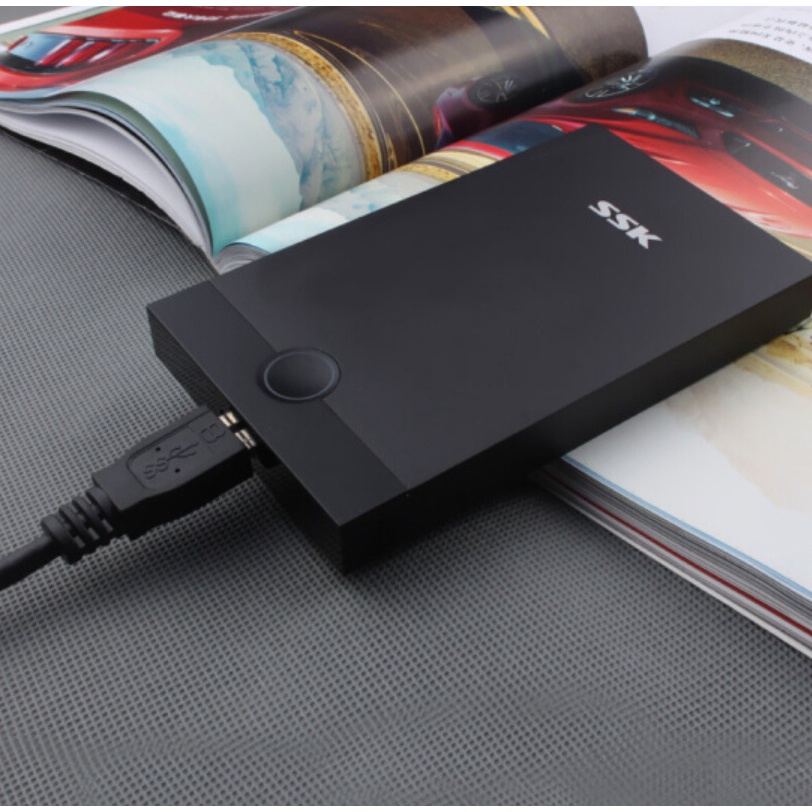 Chính Hãng - Hộp Đựng Ổ Cứng Di Động SSD/ HDD Box Ssk She091 - 2.5 Sata 3.0 TỐT (Hình Thực Tế)