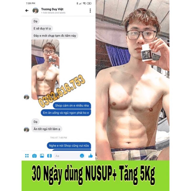 Nusup Plus - Giải pháp cho người GẦY