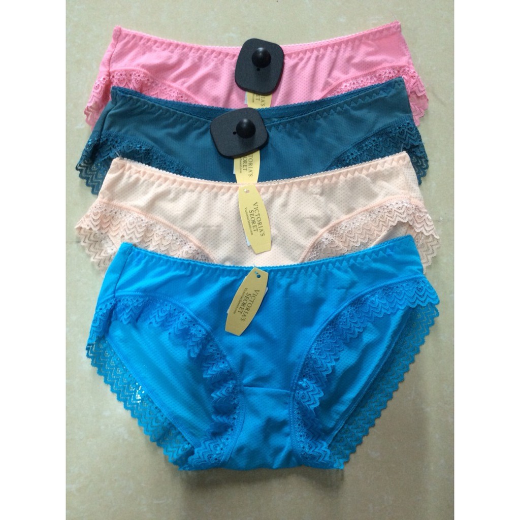 Quần lót nữ thông hơi, quần chip viền ren quyến rũ 5866, Queennga
