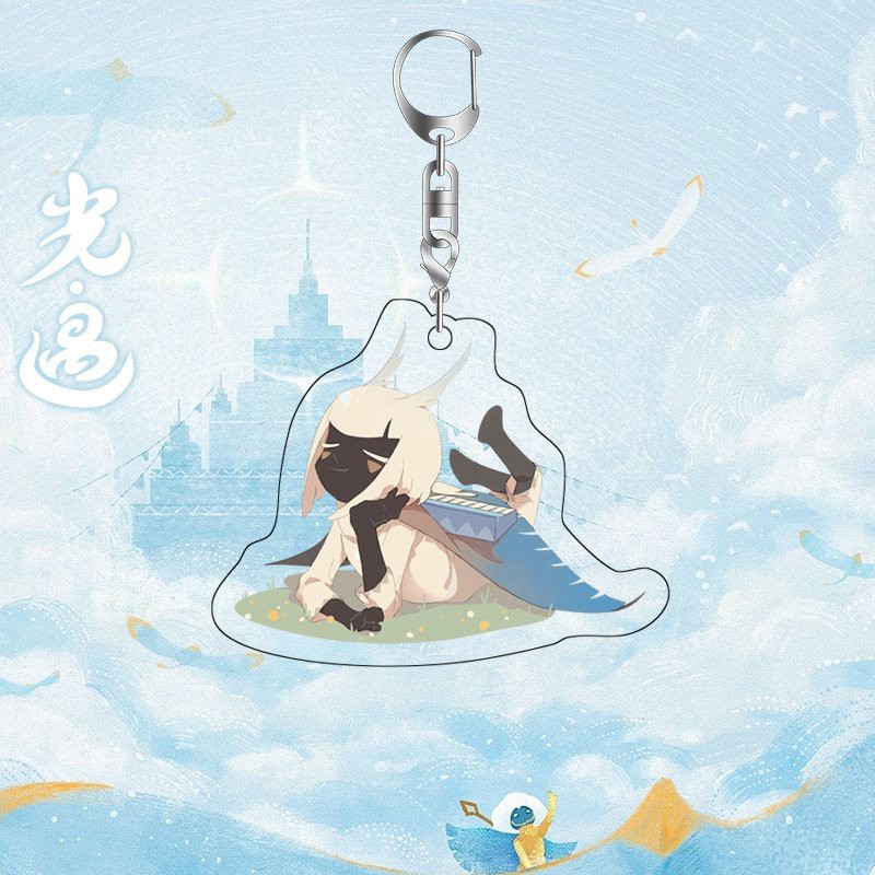 ( Mica trong acrylic ) Móc khóa in hình SKY: CHILDREN OF THE LIGHT anime chibi game xinh xắn