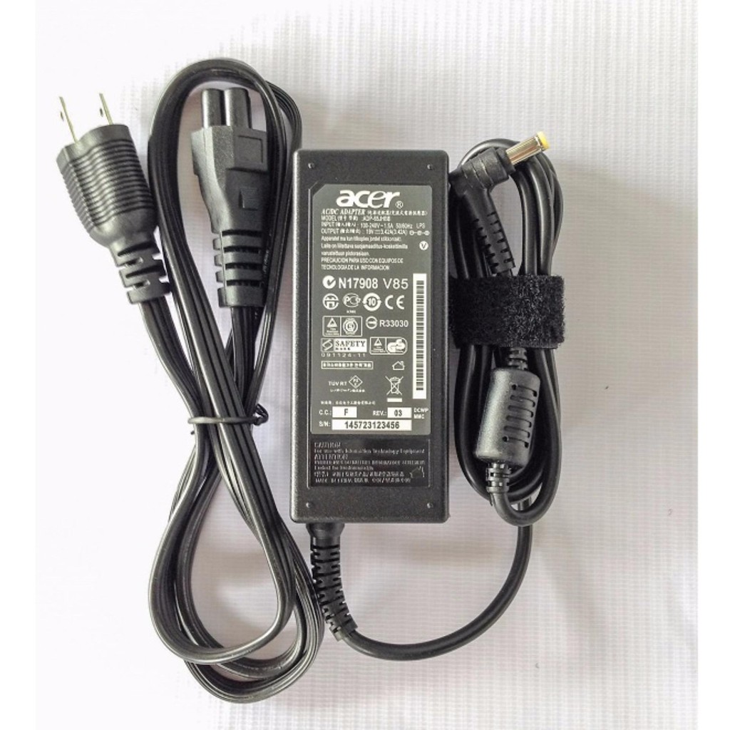 Sạc Laptop Acer Aspire 1200 1300 1350 1360 1400 19V 3.42A Mới 100%