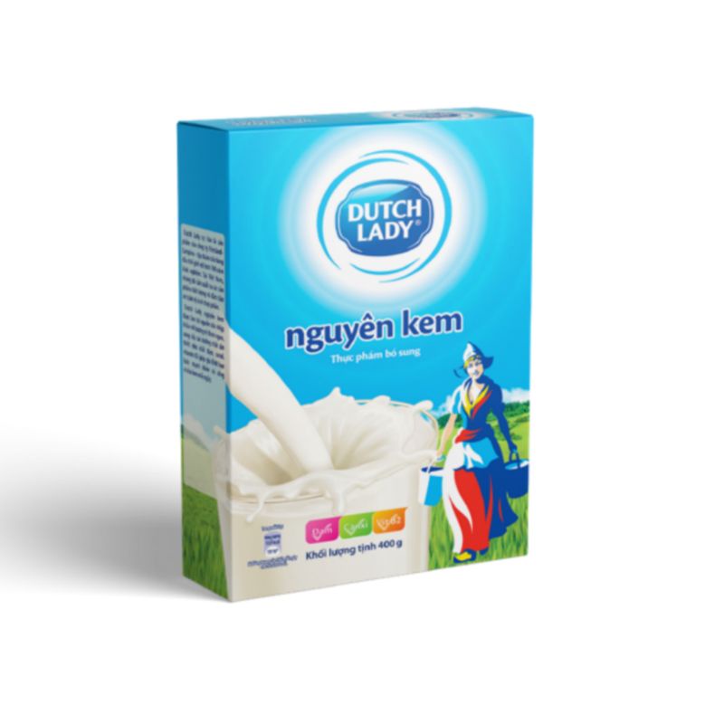 Sữa bột Cô Gái Hà Lan nguyên kem hộp giấy 400g