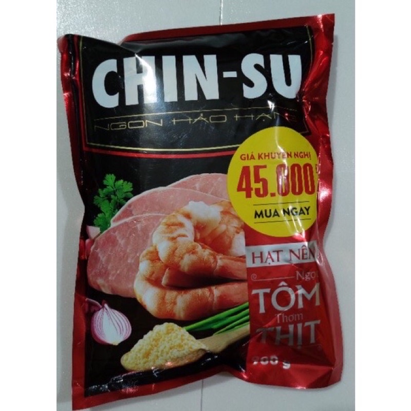 Hạt nêm Chin-su tôm và thịt ngon hảo hạn gói 900g