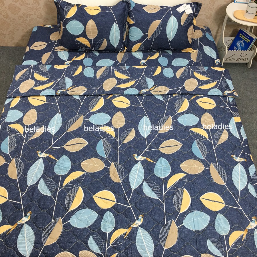 Bộ chăn hè trần bông kèm vỏ ga gối đa dạng mẫu đủ kích thước m6 hoặc m8 (chăn trần và ga gối)