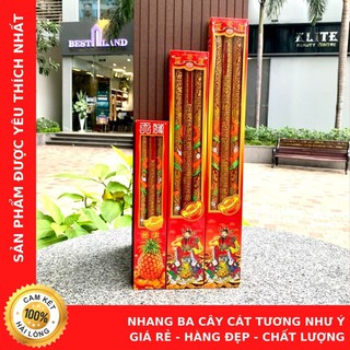 Nhang 3 Cây Đại Cát Tường Như Ý - Cửa Hàng Vàng Mã Chú Sa Di Hoan Hỉ