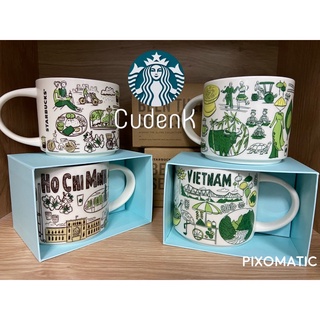 [ CÓ GIAO HỎA TỐC ] Ly sứ gốm cao cấp Starbucks Việt Nam