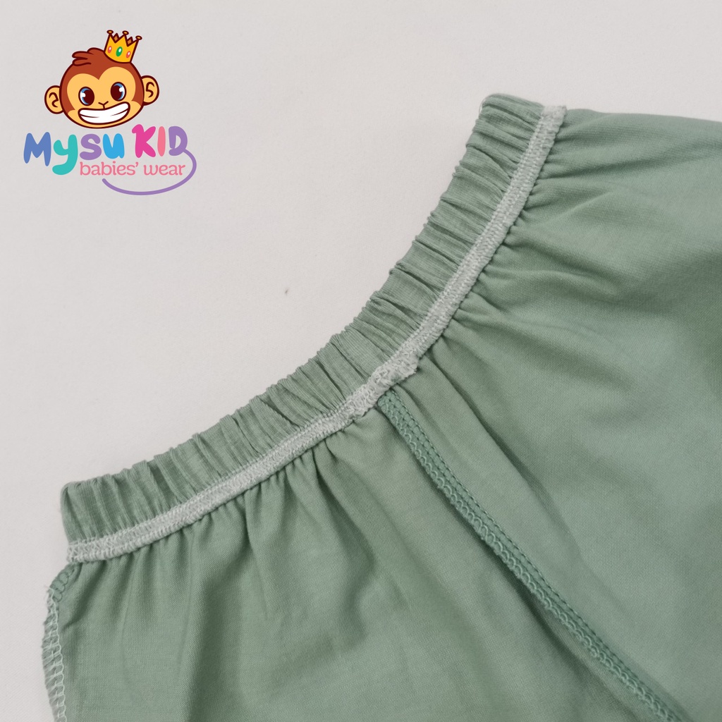 Quần đùi thun cho bé trai mặc nhà mùa hè MYSU Kids từ 11-27kg