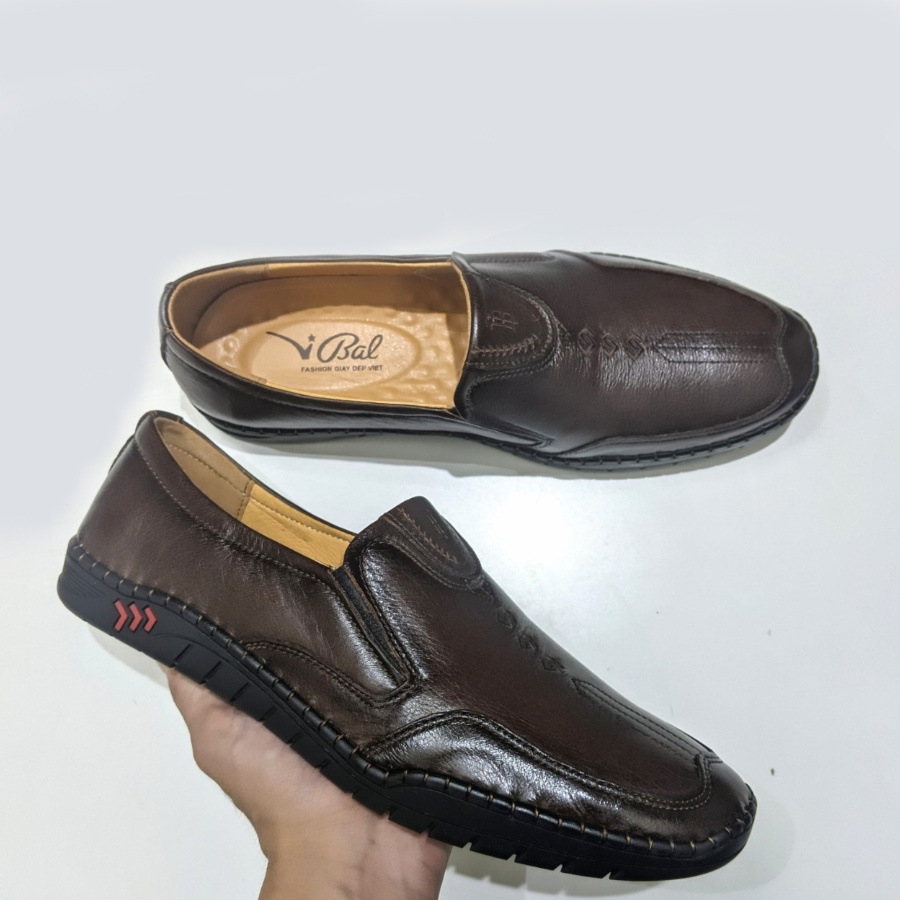 Giày da mũi tròn phong cách công sở thời trang cho nam giày ( AG0158)