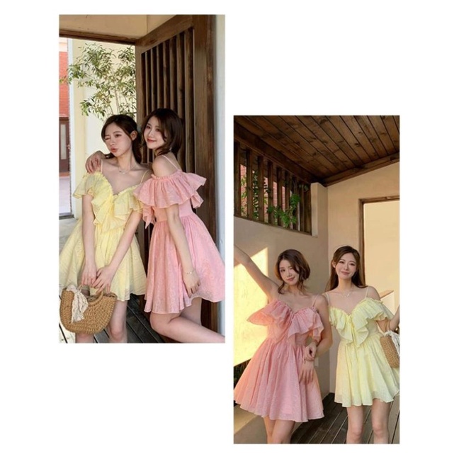 [BIGSIZE] Đầm Rớt Vai Xốp Sọc 𝟲𝟬𝗸𝗴 - 𝟵𝟬𝗸𝗴 (Bigsize Nguyễn Phi Phụng)