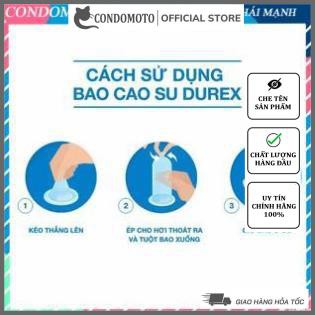 Bao cao su chống xuất tinh Durex Performa 12 bao/1 hộp. Bcs sêu mỏng, kéo dài thời gian