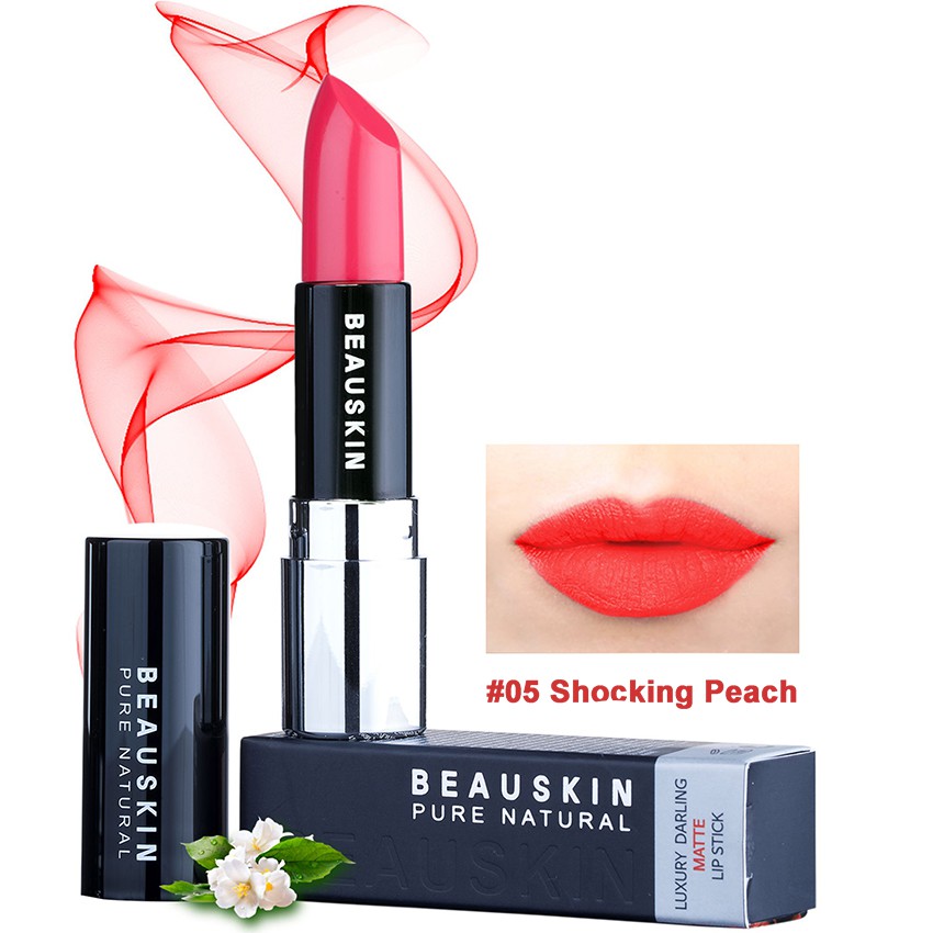 Son môi siêu lì Beauskin Luxury Darling Matte Hàn Quốc 3.5g | BigBuy360 - bigbuy360.vn