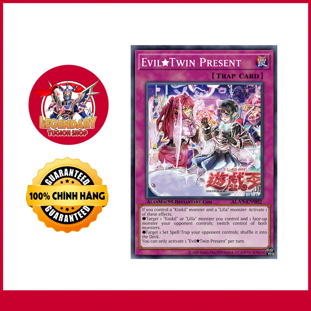 [Thẻ Bài Yugioh Chính Hãng] Evil Twin Present