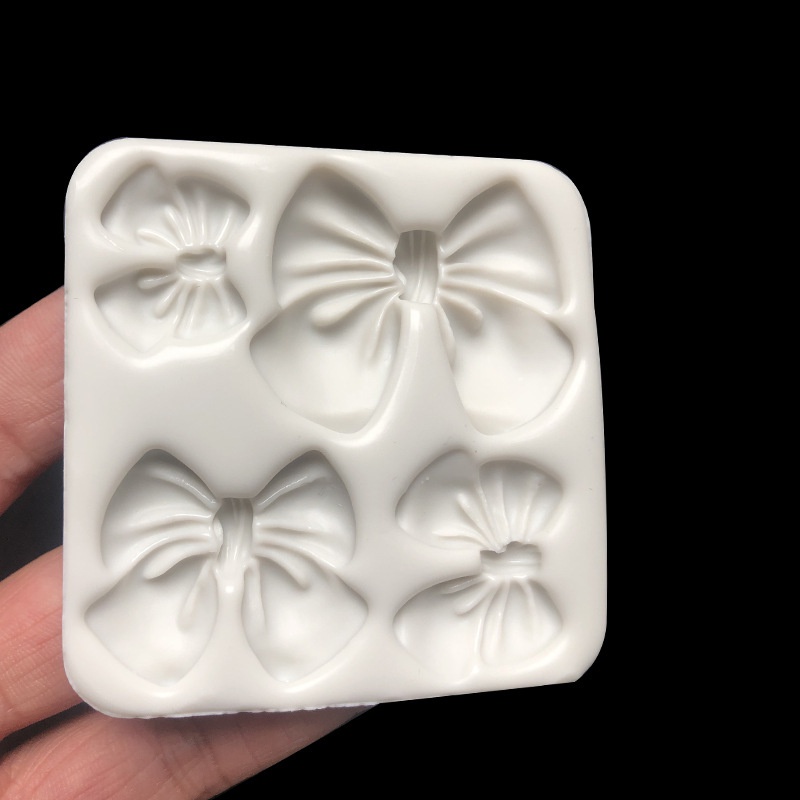 Khuôn Silicone Làm Bánh Hình Nơ Nhiều Kích Cỡ