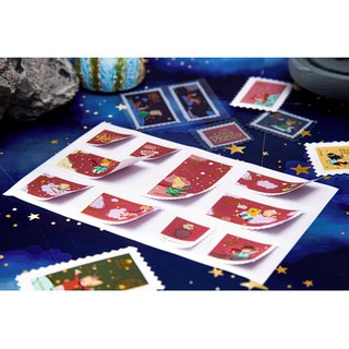 20 sticker tem thư Hoàng Tử Bé 10 kiểu