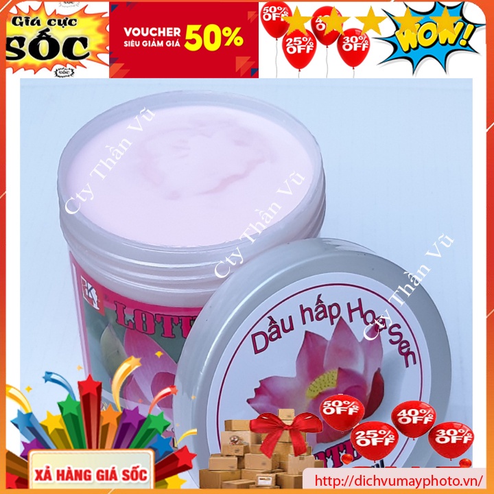 Hấp Dầu Xả Tóc Hoa Sen 1000ml Giúp Tóc Mềm Mượt Như Làm Tại Salon kholinhkienmayin