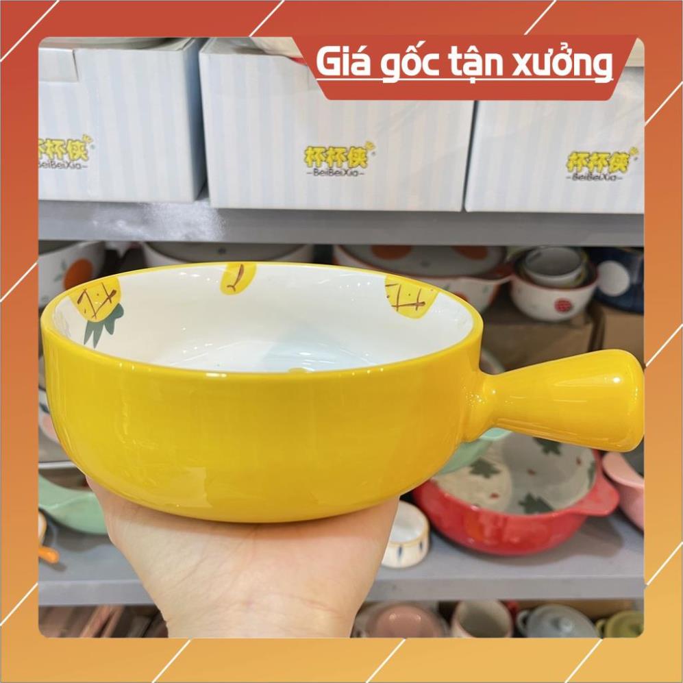 Giá Siêu Rẻ Sét dứa vàng 20 món bát đĩa gốm sứ decor cực xinh yêu