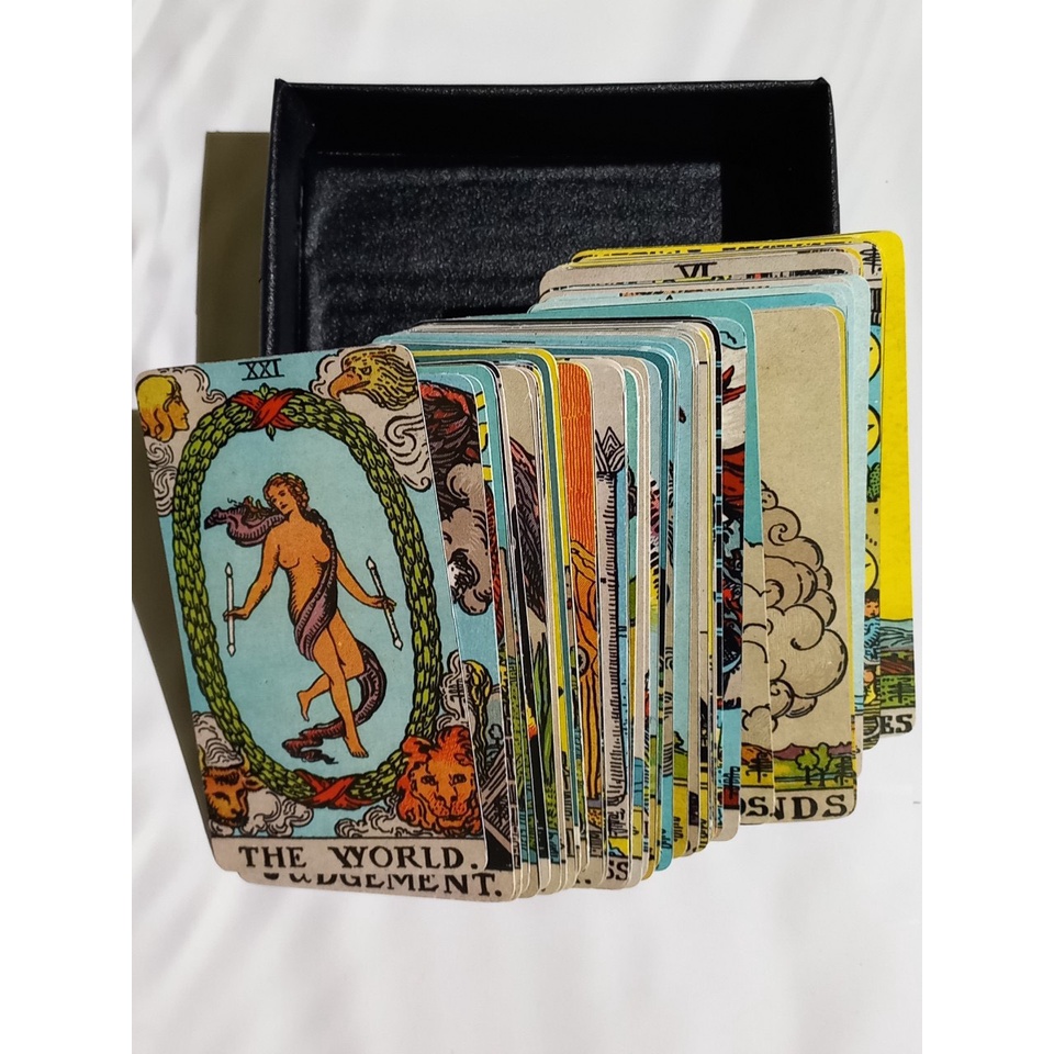 Bộ bài Rider Waite Tarot size gốc 12 x 7 không viền